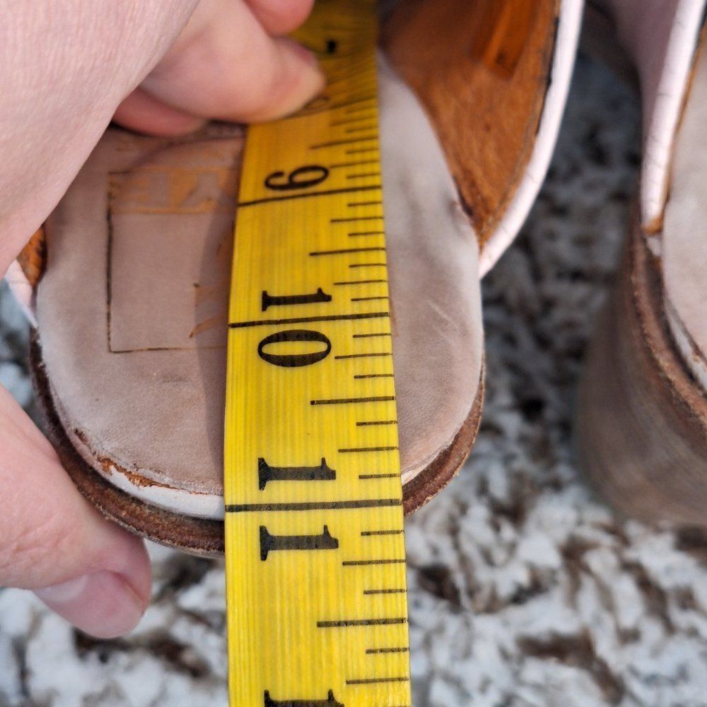 Frye Blush Pink Leather Slip-On Mules - Picture 8 of 10